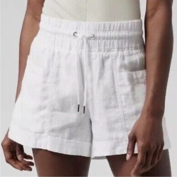 Athleta High Waist White Shorts - Picture 4 of 13